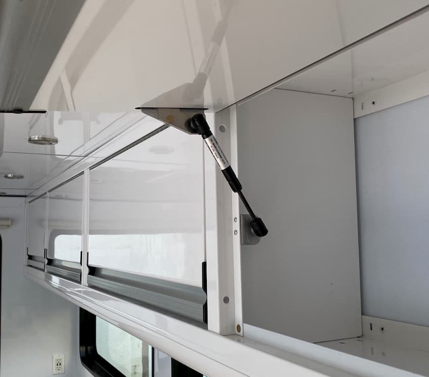 aluminum travel trailer cabinets locked