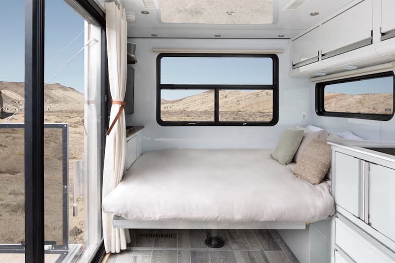 luxury camper trailer with extra bed