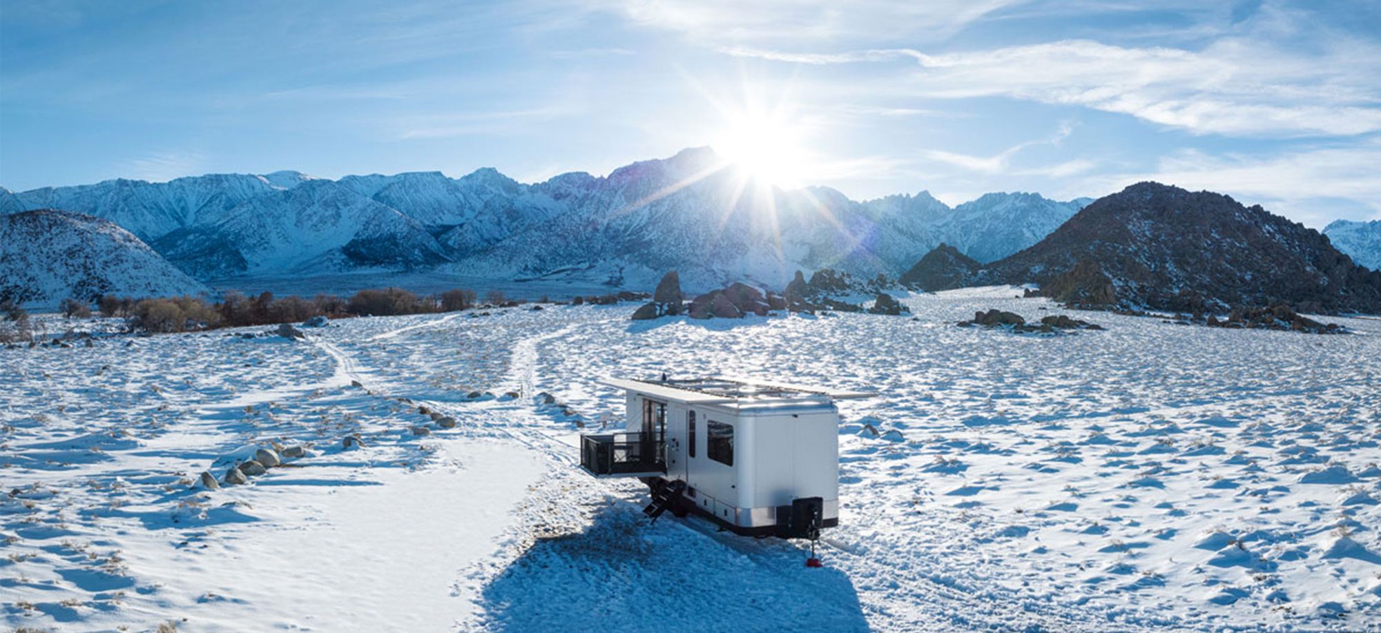 The luxury travel trailer