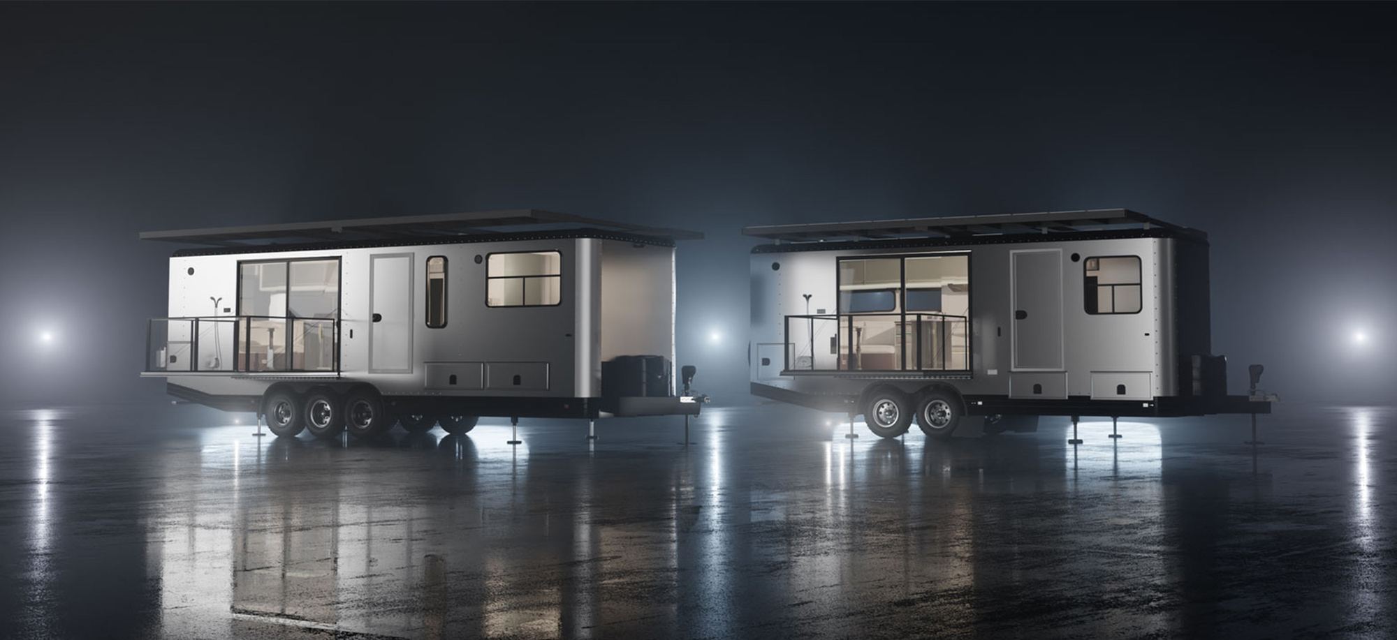 Luxury travel trailers